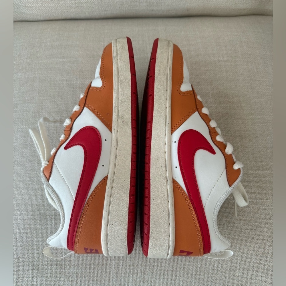 Nike Court Borough Sneakers in Orange and Red - Picture 6 of 10